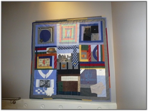 The St Elphin's Memorial Quilt made by Ali Gracie-Biddiscombe & Jenny Gray-Winkless